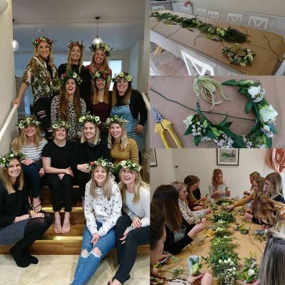 hen party flower crown opt